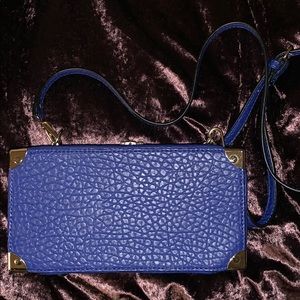 Royal blue box bag